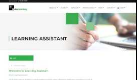 
							         Welcome to Learning Assistant - Qube Learning								  
							    
