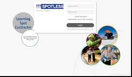 
							         Welcome to LearningSPOT - Spotless								  
							    