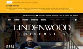 
							         Welcome to Lindenwood University								  
							    