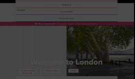
							         Welcome to London - visitlondon.com								  
							    