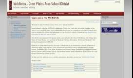 
							         Welcome to MCPASD | Middleton Cross Plains Area School District								  
							    