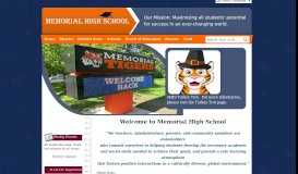 
							         Welcome to Memorial High School - West New York - West New York ...								  
							    