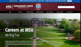 
							         Welcome to Mississippi State University Jobs | Mississippi State ...								  
							    