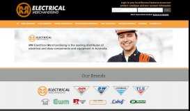 
							         Welcome to MM Electrical Merchandising								  
							    