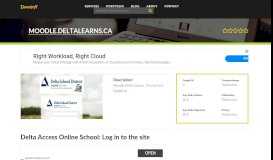 
							         Welcome to Moodle.deltalearns.ca - Delta Access Online ...								  
							    