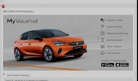 
							         Welcome to My Vauxhall – Manage your Vauxhall | Vauxhall Motors UK								  
							    