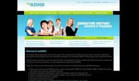 
							         Welcome to myADHD.com!								  
							    