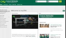 
							         Welcome to myCMU | Welcome to myCMU								  
							    