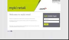 
							         Welcome to myki retail - myki Retail								  
							    