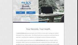 
							         Welcome to myKS HealtheRecords								  
							    