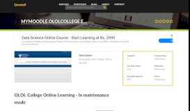 
							         Welcome to Mymoodle.ololcollege.edu - OLOL College Online ...								  
							    