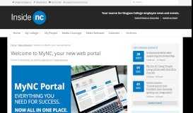 
							         Welcome to MyNC, your new web portal | InsideNC - Niagara College								  
							    