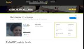 
							         Welcome to Mysacap.sacap.edu.za - MySACAP: Log in to the ...								  
							    