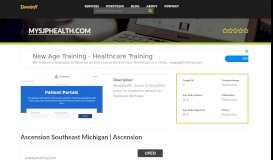 
							         Welcome to Mysjphealth.com - Ascension Southeast Michigan ...								  
							    