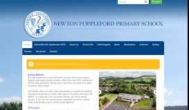 
							         Welcome to Newton Poppleford Primary School								  
							    