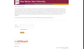 
							         Welcome to NMSU Special Events Shiftboard Login Page								  
							    