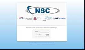 
							         Welcome to NSC Technologies' Webcenter. Please log in. - TempWorks								  
							    