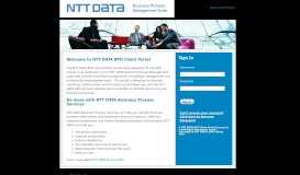 
							         Welcome to NTT DATA BPO Client Portal - NTT DATA Services								  
							    