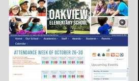 
							         Welcome to Oakview Elementary! - Greenville County Schools								  
							    