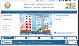 
							         Welcome to Official website of TamilNadu Public Service Commission								  
							    