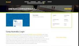 
							         Welcome to Oneteam.campaustralia.com.au | Login								  
							    