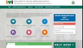 
							         Welcome to Online Admission Portal – Skill Development & Industrial ...								  
							    