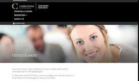 
							         Welcome to OntarioLearn.com | Conestoga College								  
							    