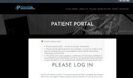 
							         Welcome to OptimalSelf MD's Patient Portal								  
							    