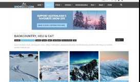 
							         Welcome to our backcountry, heli and cat skiing portal - SnowsBest								  
							    