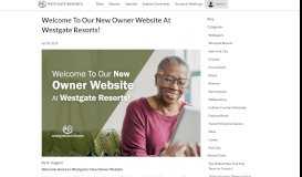 
							         Welcome To Our New Owner Website At Westgate Resorts ...								  
							    