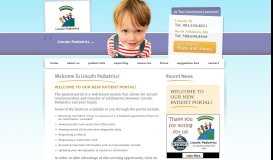 
							         WELCOME TO OUR NEW PATIENT PORTAL! | Lincoln Pediatric ...								  
							    