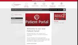 
							         Welcome to our new Patient Portal! | Wilmington Health								  
							    