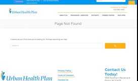 
							         Welcome to our new website | Urban Health Plan								  
							    