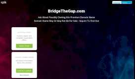 
							         Welcome to our Partner Portal - Bridge The Gap								  
							    