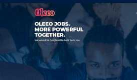 
							         Welcome to our recruitment portal - Oleeo Jobs								  
							    