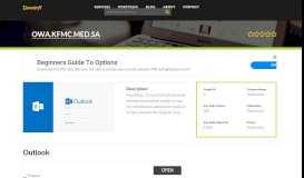 
							         Welcome to Owa.kfmc.med.sa - Outlook - Website data analysis								  
							    