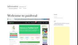 
							         Welcome to paidveal – Information - WordPress.com								  
							    