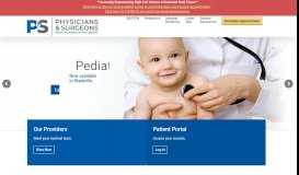 
							         Welcome to Physicians & Surgeons OB-GYN | Specialists in ...								  
							    