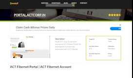 
							         Welcome to Portal.actcorp.in - ACT Fibernet Portal | ACT Fibernet ...								  
							    