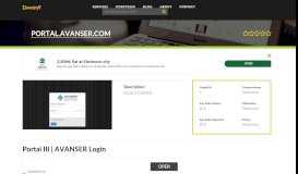 
							         Welcome to Portal.avanser.com - Portal III | AVANSER Login								  
							    