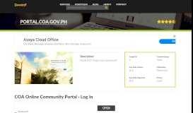 
							         Welcome to Portal.coa.gov.ph - COA Online Community Portal › Log In								  
							    