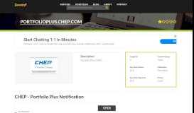 
							         Welcome to Portfolioplus.chep.com - CHEP - Portfolio Plus ...								  
							    