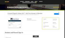 
							         Welcome to Powerschool.nkcschools.org - Student and Parent ...								  
							    