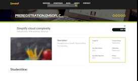 
							         Welcome to Preregistration.emsofl.com - Studenttrac								  
							    