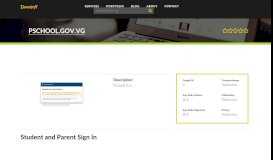 
							         Welcome to Pschool.gov.vg - Student and Parent Sign In								  
							    
