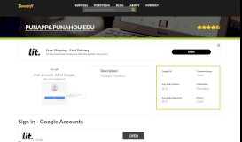 
							         Welcome to Punapps.punahou.edu - Sign in - Google Accounts								  
							    
