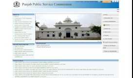 
							         Welcome to Punjab Public Service Commission								  
							    