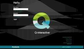 
							         Welcome to Q-interactive								  
							    