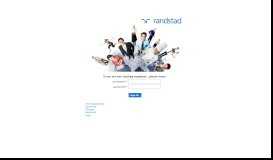
							         Welcome to Randstad								  
							    