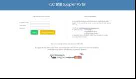 
							         Welcome to RSCI B2B Supplier Portal [Ver 1.0]								  
							    